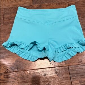 Tiger Friday Filly Bootie Shorts - Cabo color (Bright Teal) women’s size M